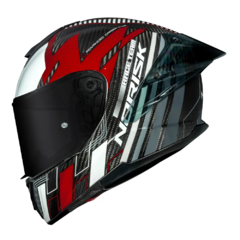 CAPACETE NORISK CARBON R TEAM VERMELHO na internet