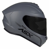 CAPACETE ASX DRAKEN SOLID FOSCO CINZA