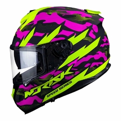 CAPACETE NORISK STRADA COMMANDO ROSA na internet
