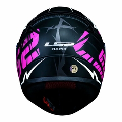 CAPACETE LS2 RAPID CROMO ROSA - Loja Helmet