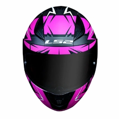 CAPACETE LS2 RAPID CROMO ROSA - comprar online