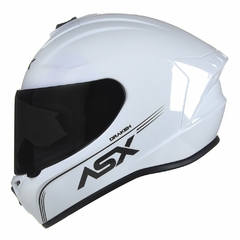 CAPACETE ASX DRAKEN SOLID BRILHO BRANCO na internet