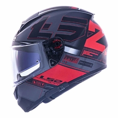 CAPACETE LS2 FF397 VECTOR FREQUENCY VERMELHO na internet