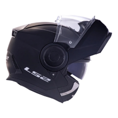 CAPACETE LS2 SCOPE MONOCOLOR PRETO FOSCO