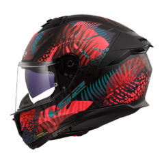 CAPACETE LS2 STREAM II JUNGLE MATTE PRETO/PINK na internet