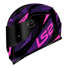 CAPACETE LS2 CLASSIC TANK ROXO na internet