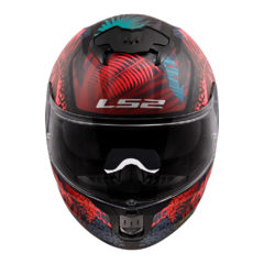 CAPACETE LS2 STREAM II JUNGLE MATTE PRETO/PINK - comprar online