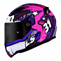 CAPACETE LS2 RAPID KHAN BRANCO na internet