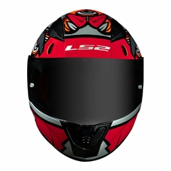 CAPACETE LS2 RAPID KHAN VERMELHO - comprar online