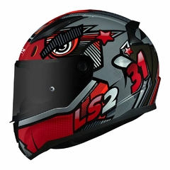 CAPACETE LS2 RAPID KHAN VERMELHO na internet