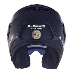 CAPACETE LS2 SCOPE MONOCOLOR PRETO FOSCO - Loja Helmet