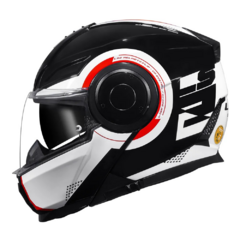CAPACETE LS2 SCOPE ARCH BRANCO/VERMELHO na internet