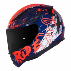 CAPACETE LS2 RAPID NAUGHTY AZUL na internet