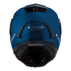 CAPACETE LS2 SCOPE MONOCOLOR AZUL FOSCO - Loja Helmet