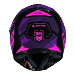 CAPACETE LS2 CLASSIC TANK ROXO - Loja Helmet