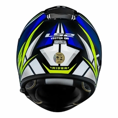 CAPACETE LS2 VECTOR RIDER AZUL - Loja Helmet