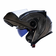 CAPACETE NORISK ROUTE FF345 IRON CHROME na internet