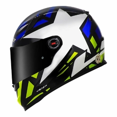 CAPACETE LS2 CLASSIC STARWAR AZUL na internet