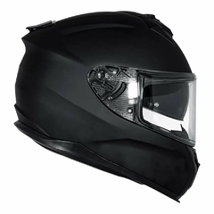 CAPACETE NORISK STRADA MONOCOLOR PRETO FOSCO