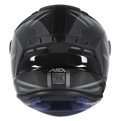 CAPACETE ASX DRAKEN UK FOSCO PRETO/CINZA - Loja Helmet