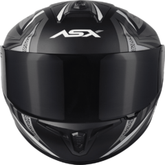 CAPACETE ASX DRAKEN VECTOR FOSCO PRETO/CINZA - comprar online