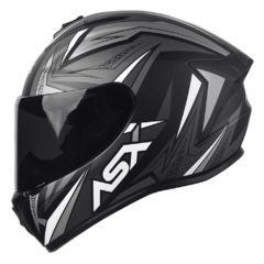 CAPACETE ASX DRAKEN VECTOR FOSCO PRETO/CINZA na internet