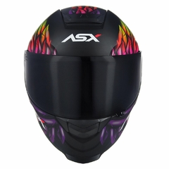 CAPACETE ASX EAGLE VIBES FOSCO PRETO/COLOR - comprar online