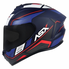 CAPACETE ASX DRAKEN WIND FOSCO AZUL/AZUL/VERMELHO na internet