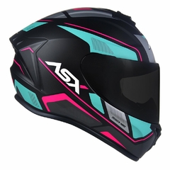 CAPACETE ASX DRAKEN WIND FOSCO PRETO/TIFFANY/PINK