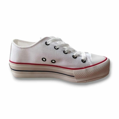 Zapatillas Convertirse Plataforma Blancas