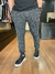 Calça Jacquard Cinza Escuro