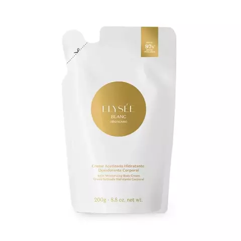 Refil Creme Desodorante Hidratante Corporal Acetinado Elysee Blanc 200g - comprar online
