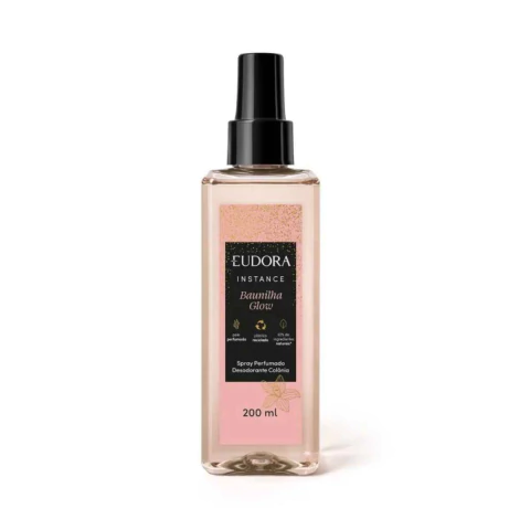 Spray Perfumado Desodorante Colônia Instance Baunilha Glow 200ml - comprar online