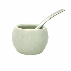 Mate de cerámica + Bombilla de acero inoxidable en internet