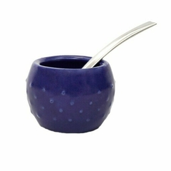 Mate de cerámica + Bombilla de acero inoxidable - COMA