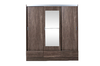 PLACARD TANA PLUS 1,78 - 3 PUERTAS C/ESPEJO MOCCHA - comprar online