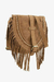 Bolsa Crossbody de Franja Estilo Western Marrom - The Lumara