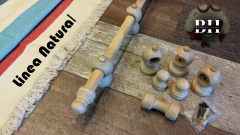 Kit Barral de Madera 1,40 mts x 33 mm con Argollas - comprar online