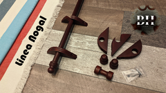 Kit Barral de Madera 2,00 mts x 33 mm en internet