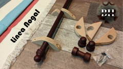 Kit Barral de Madera 3,20 mts x 33 mm con Argollas