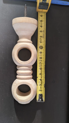 Kit Barral Doble de Madera 2,20 mts x 22 mm en internet