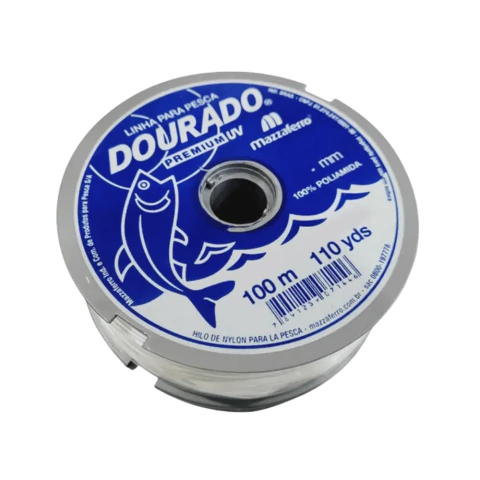 LINHA DOURADO PREMIUM 0.45MM 100M BRANCO - MONOFILAMENTO