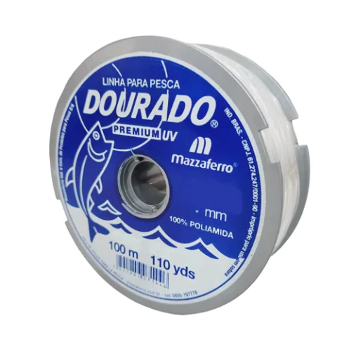 LINHA DOURADO PREMIUM 0.80MM 100M BRANCO - MONOFILAMENTO