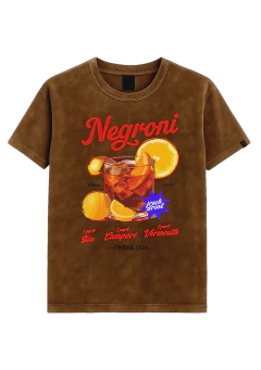camiseta estonada negroni