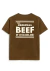 camiseta estonada original beef - frente e costas