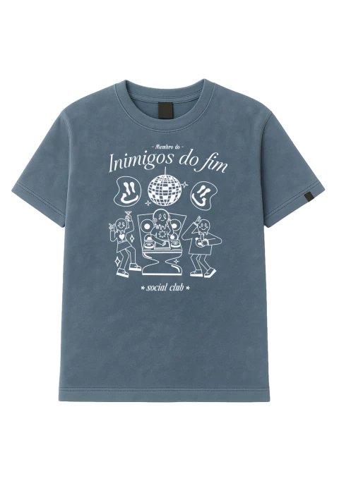 Camiseta estonada inimigos do fim social club - Use Bem te vi 