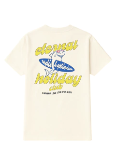 camiseta eternal holiday club - frente e costas