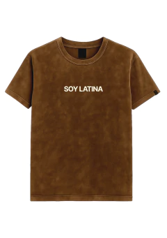 camiseta estonada soy latina