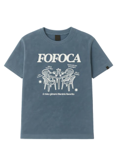 camiseta estonada fofoca é meu gênero literário
