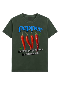 camiseta estonada pepper in other peoples eyes